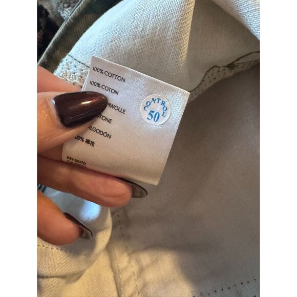 Free People Remy Camo Cropped Pants Size 26 - Picture 10 of 10